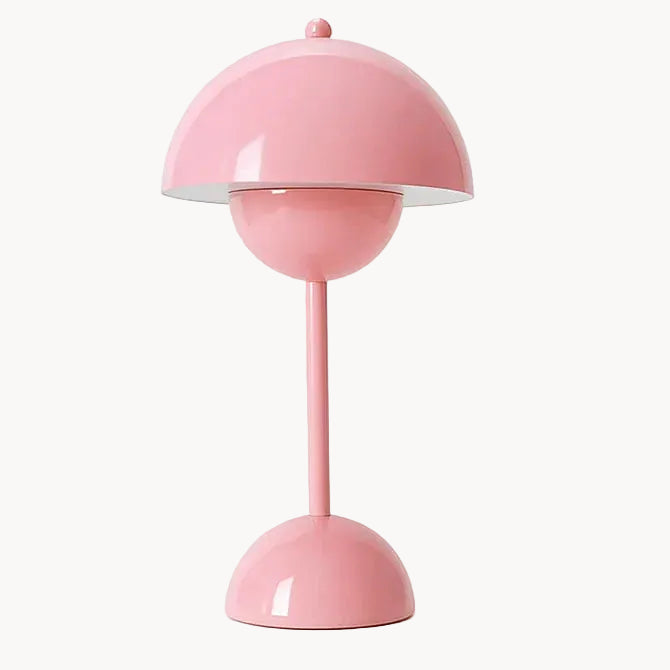 Ma boutique Rose Lampe de chevet champignon Rose - Sans fil