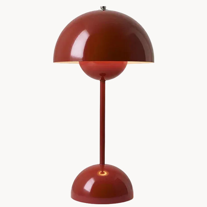 Ma boutique Rouge Lampe de chevet Champignon Rouge - Sans fil