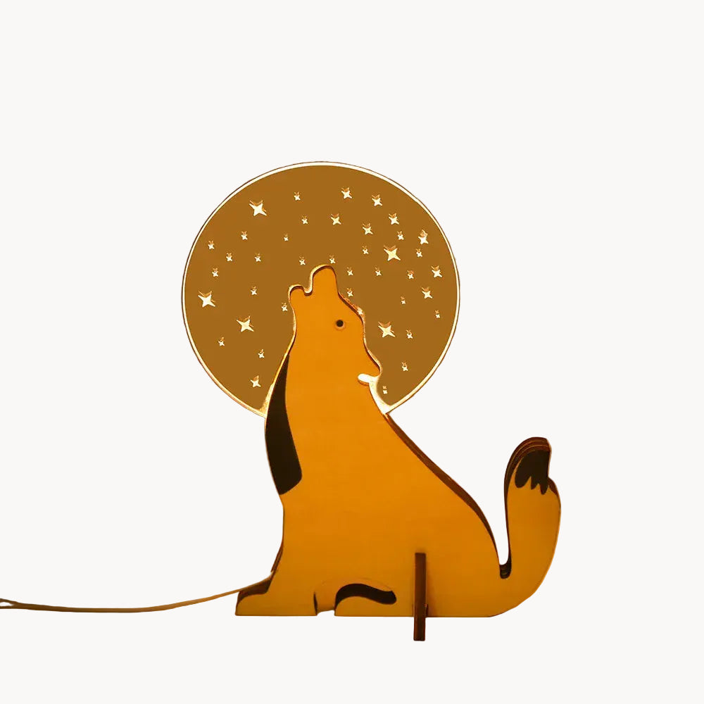Ma boutique Sirius Lampe de chevet Enfant Loup